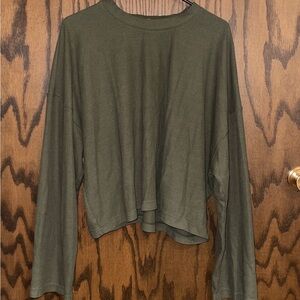 Olive Green Women's Top